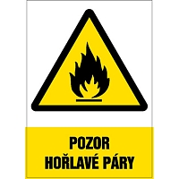 Značka Pozor - Hořlavé páry